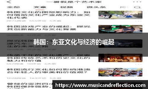 韩国：东亚文化与经济的崛起